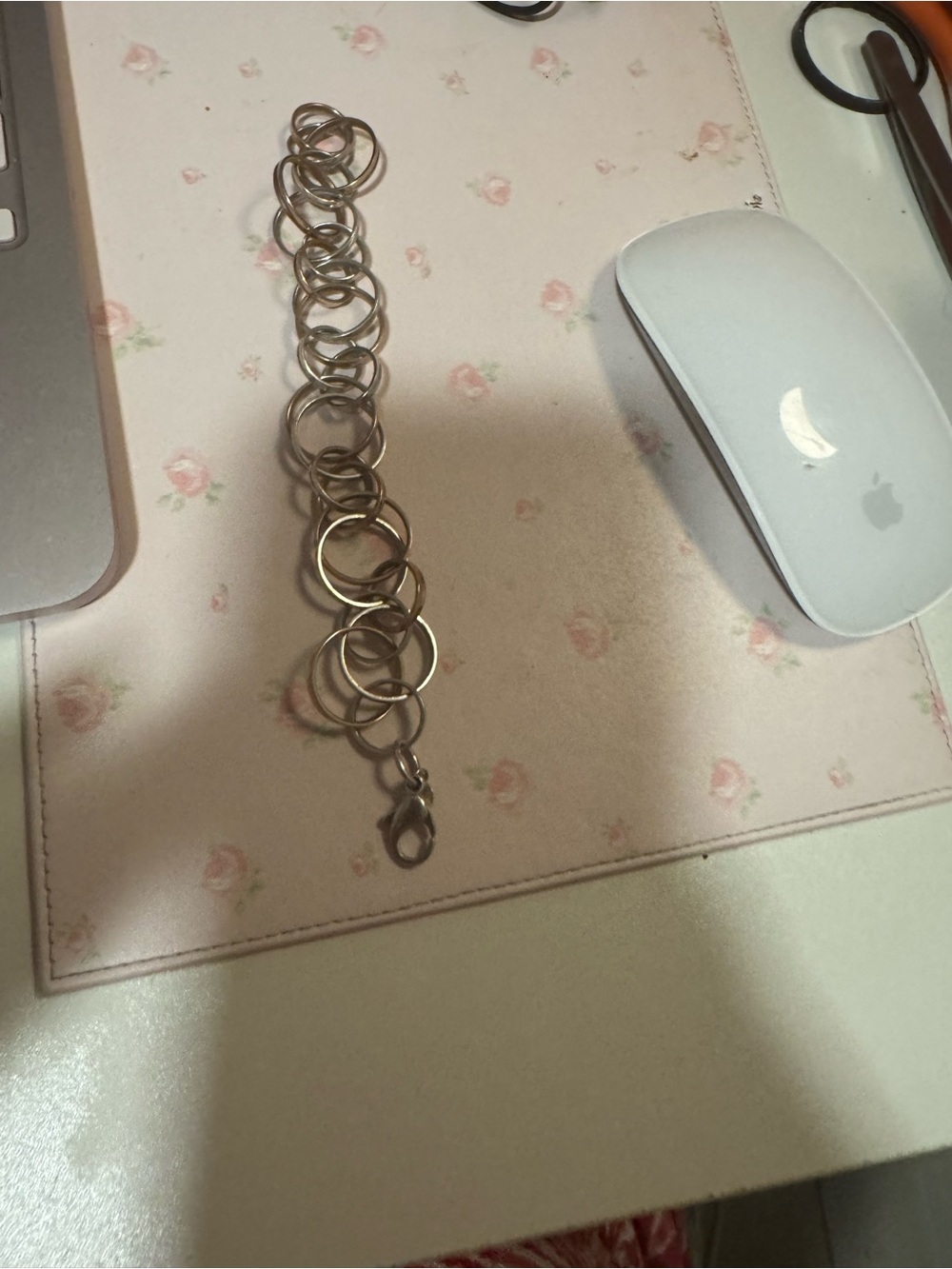 Tiffany & Co. 1837 interlocking Circle Bracelet in RUBEDO Silver RARE - Picture 9 of 12
